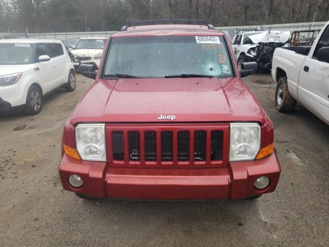 1J8HH48N76C189264 - 2006 JEEP COMMANDER RED photo 5