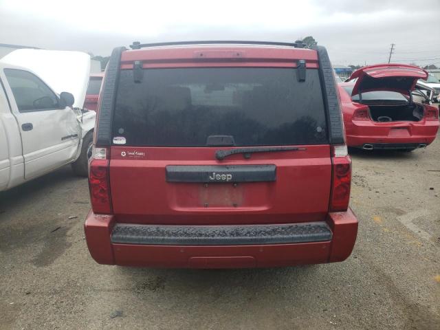 1J8HH48N76C189264 - 2006 JEEP COMMANDER RED photo 6