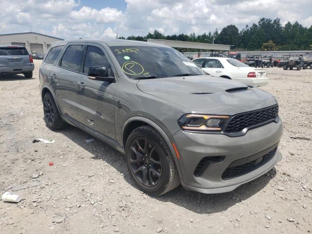 1C4SDJH90MC643264 - 2021 DODGE DURANGO SR GRAY photo 1