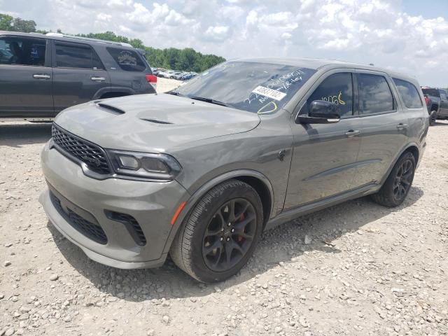 1C4SDJH90MC643264 - 2021 DODGE DURANGO SR GRAY photo 2