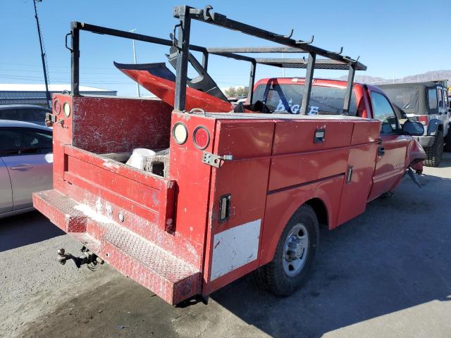 1GCHC24U57E119775 - 2007 CHEVROLET SILVERADO RED photo 4