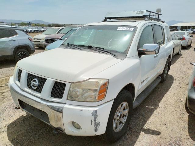 5N1AA08BX6N730335 - 2006 NISSAN ARMADA SE WHITE photo 2