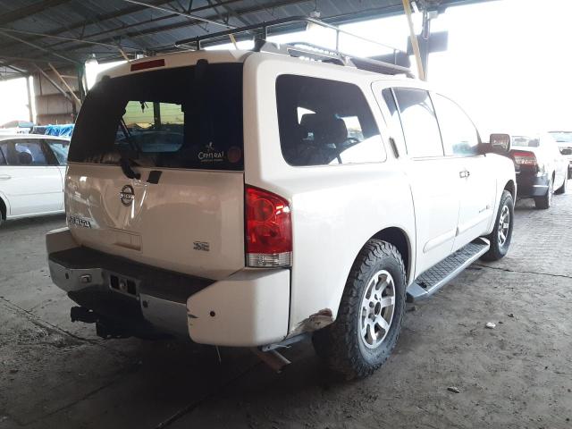 5N1AA08BX6N730335 - 2006 NISSAN ARMADA SE WHITE photo 4