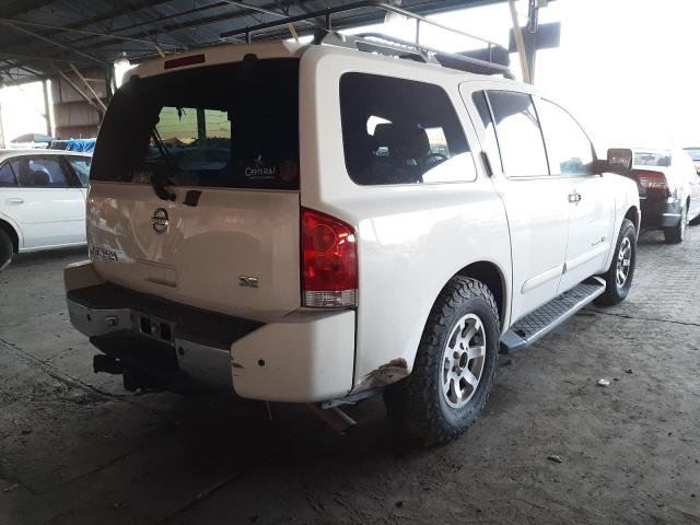 5N1AA08BX6N730335 - 2006 NISSAN ARMADA SE WHITE photo 9