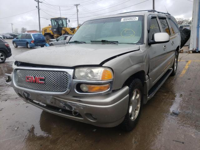 1GKFK66U91J303764 - 2001 GMC DENALI XL TAN photo 2