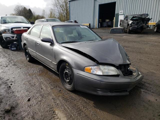 1YVGF22C225277913 - 2002 MAZDA 626 GRAY photo 1