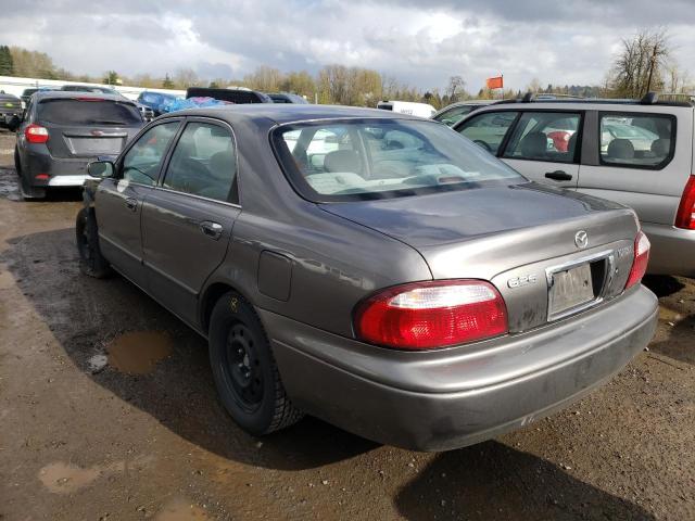 1YVGF22C225277913 - 2002 MAZDA 626 GRAY photo 3