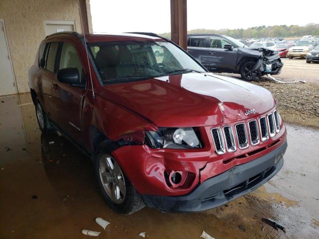 1C4NJCBA6FD262407 - 2015 JEEP COMPASS SP BURGUNDY photo 1