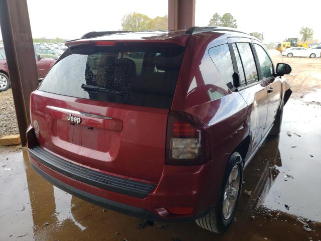 1C4NJCBA6FD262407 - 2015 JEEP COMPASS SP BURGUNDY photo 4