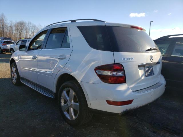 4JGBB8GB3AA535114 - 2010 MERCEDES-BENZ ML 350 4MA WHITE photo 2