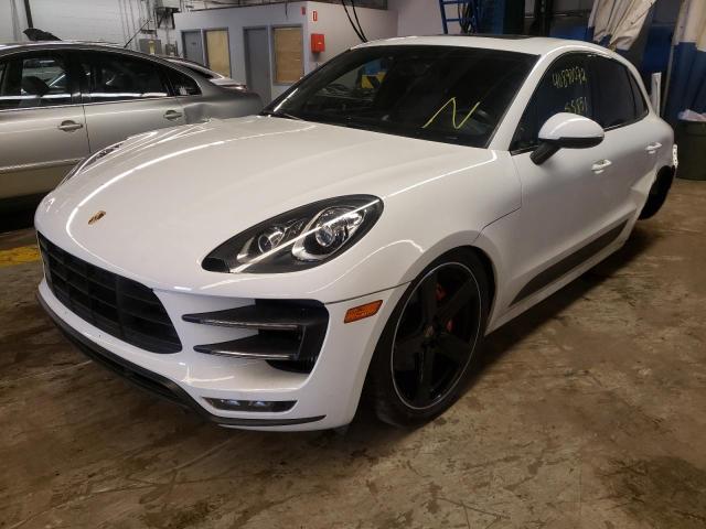 WP1AF2A54FLB95065 - 2015 PORSCHE MACAN TURB WHITE photo 2