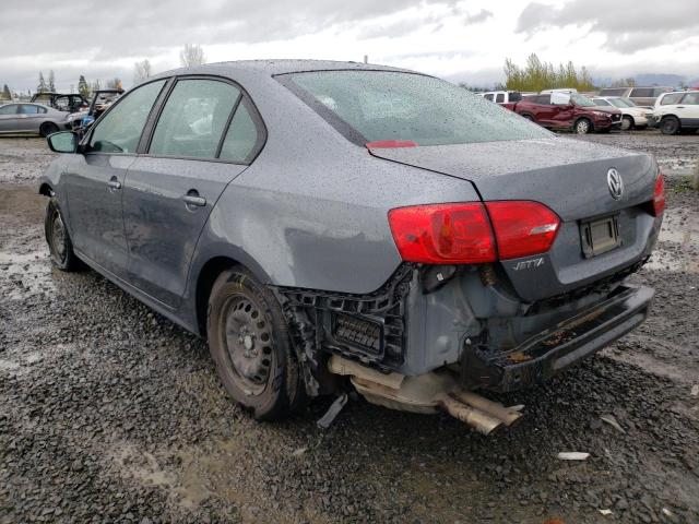3VW2K7AJ4EM336366 - 2014 VOLKSWAGEN JETTA BASE 灰色 照片 3