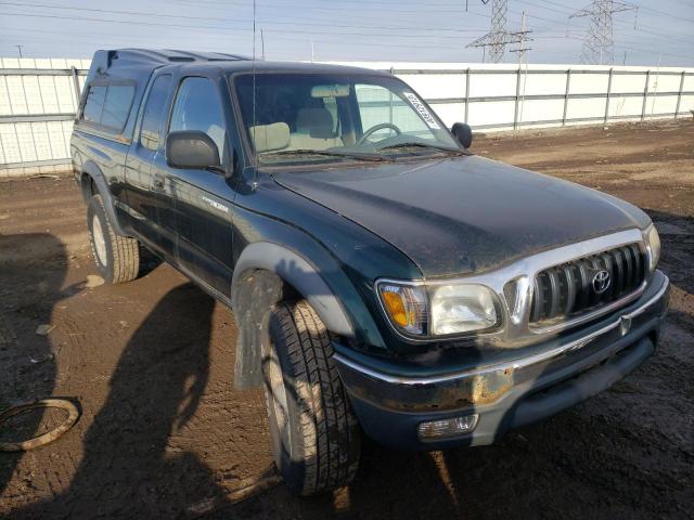 5TESN92N21Z821254 - 2001 TOYOTA TACOMA მწვანე ფოტო 4