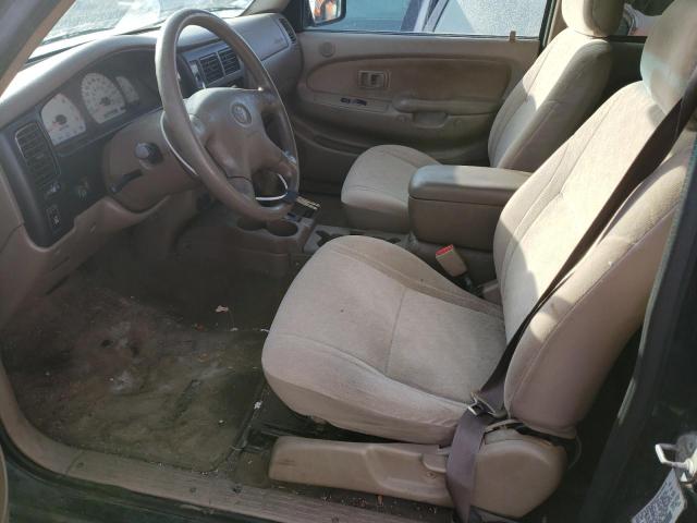 5TESN92N21Z821254 - 2001 TOYOTA TACOMA მწვანე ფოტო 7