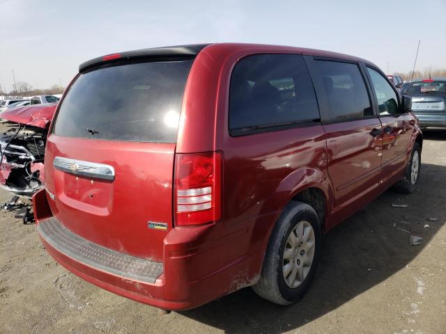 2A8HR44H18R708395 - 2008 CHRYSLER TOWN & COU RED photo 3