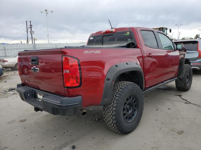 1GCGTEEN0K1267255 - 2019 CHEVROLET COLORADO Z RED photo 3