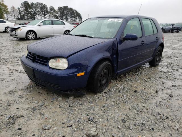 9BWFL61J054034957 - 2005 VOLKSWAGEN GOLF GL BLUE photo 2