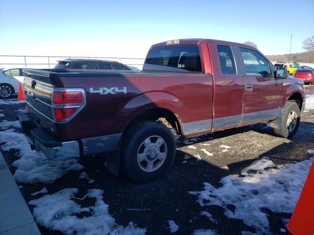 1FTFX1EV6AFD81898 - 2010 FORD F150 SUPER MAROON photo 3