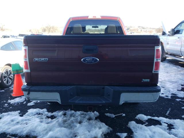 1FTFX1EV6AFD81898 - 2010 FORD F150 SUPER MAROON photo 6