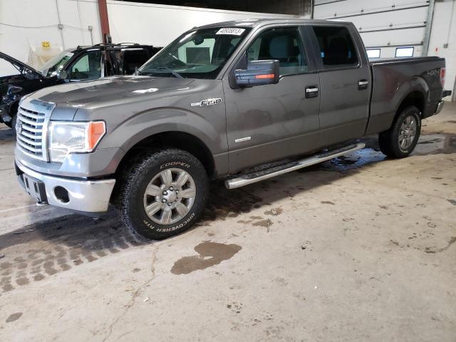 1FTFW1ET2CFC99235 - 2012 FORD F150 SUPER GRAY photo 1