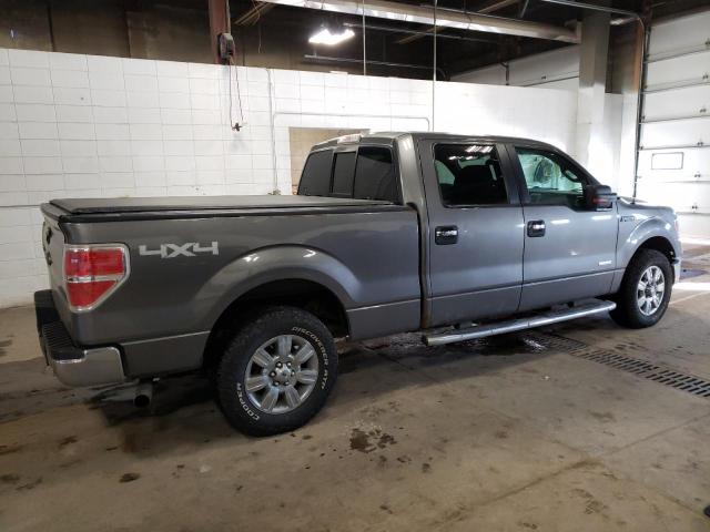 1FTFW1ET2CFC99235 - 2012 FORD F150 SUPER GRAY photo 3