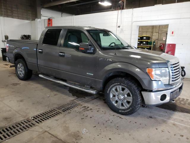 1FTFW1ET2CFC99235 - 2012 FORD F150 SUPER GRAY photo 4