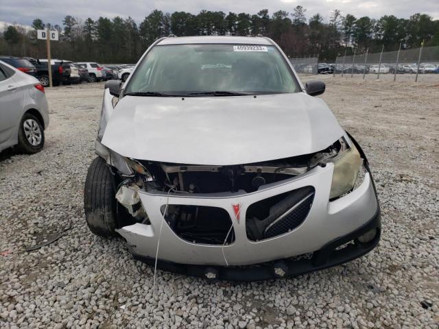 5Y2SL63805Z460038 - 2005 PONTIAC VIBE SILVER photo 5