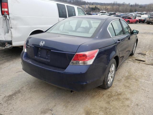 1HGCP26409A013757 - 2009 HONDA ACCORD LXP BLUE photo 4