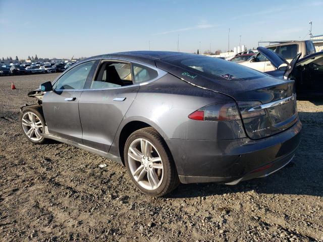 5YJSA1H13EFP54950 - 2014 TESLA MODEL S Մոխրագույն լուսանկար 2