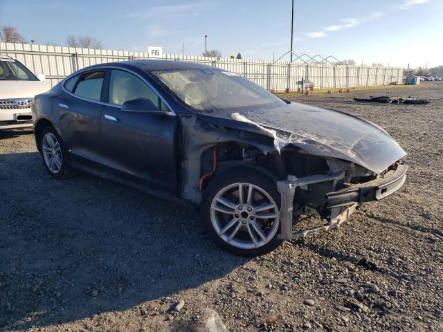 5YJSA1H13EFP54950 - 2014 TESLA MODEL S Մոխրագույն լուսանկար 4
