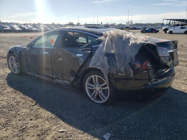 5YJSA1E27HF205298 - 2017 TESLA MODEL S Սև լուսանկար 2