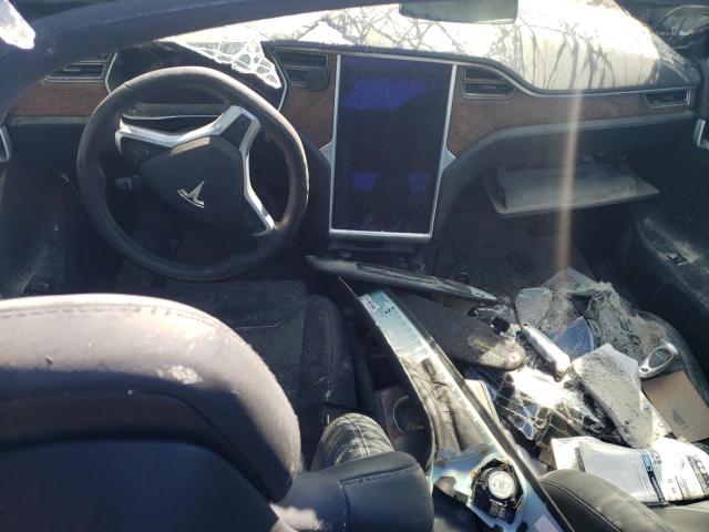 5YJSA1E27HF205298 - 2017 TESLA MODEL S Սև լուսանկար 8