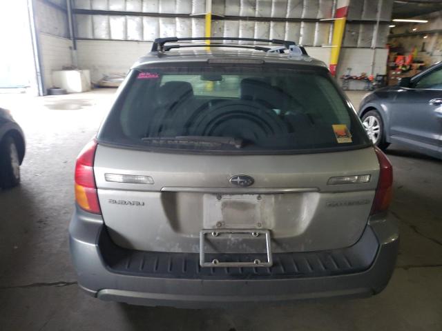 4S4BP62C477306579 - 2007 SUBARU OUTBACK OU SILVER photo 6