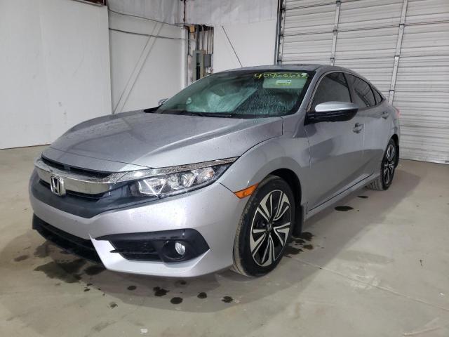 19XFC1F76HE014712 - 2017 HONDA CIVIC EXL فضي صورة 2