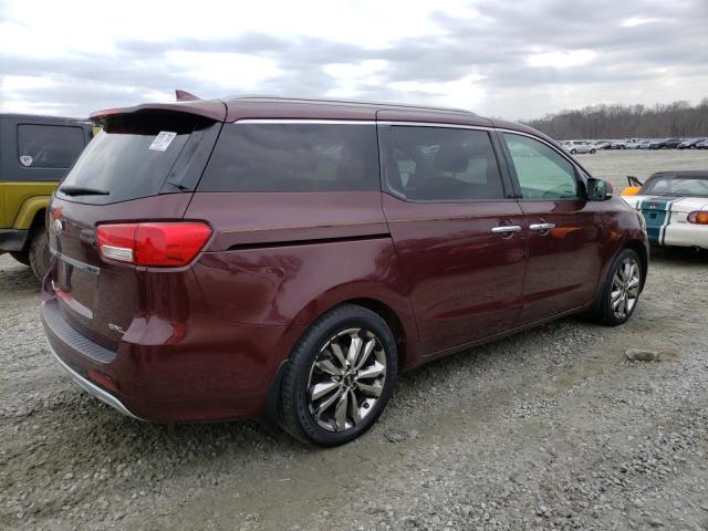 KNDME5C13F6037702 - 2015 KIA SEDONA SXL BURGUNDY photo 3