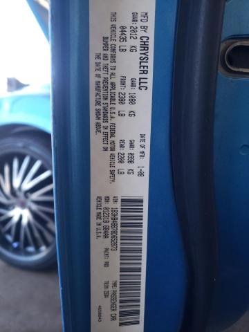 1B3HB48B78D652873 - 2008 DODGE CALIBER SX BLUE photo 10