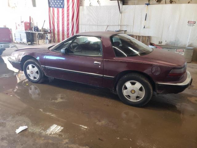 1G4EC13C1LB904100 - 1990 BUICK REATTA BURGUNDY photo 2