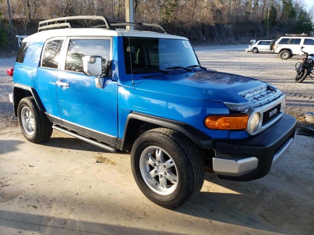 JTEZU11F970010956 - 2007 TOYOTA FJ CRUISER BLUE photo 4