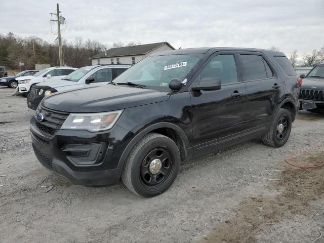 1FM5K8AR0KGB46027 - 2019 FORD EXPLORER P BLACK photo 1