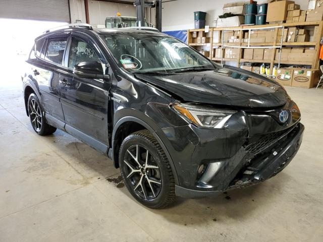 JTMJJREV5HD077641 - 2017 TOYOTA RAV4 HV SE BLACK photo 1