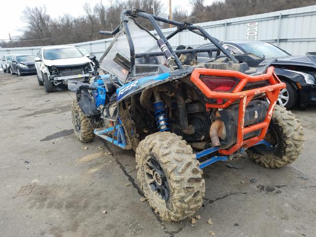 3NSVDE996FF368460 - 2015 POLARIS RZR XP 100 BLUE photo 3