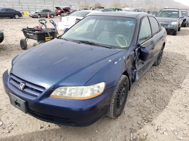 3HGCG66581G711197 - 2001 HONDA ACCORD LX BLUE photo 2