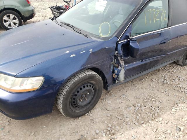 3HGCG66581G711197 - 2001 HONDA ACCORD LX BLUE photo 9