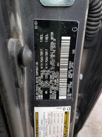 JTEFU5JR0M5239691 - 2021 TOYOTA 4RUNNER SR GRAY photo 13