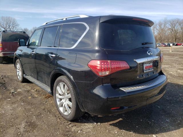 JN8AZ2NC1B9302845 - 2011 INFINITI QX56 BLACK photo 3