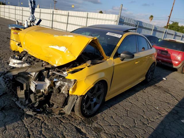 WAUB1GFF9H1056807 - 2017 AUDI S3 PREMIUM YELLOW photo 1