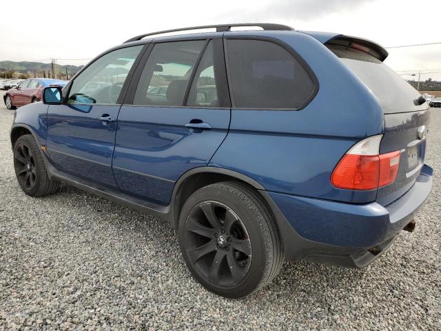 5UXFA53543LV88532 - 2003 BMW X5 3.0I BLUE photo 2