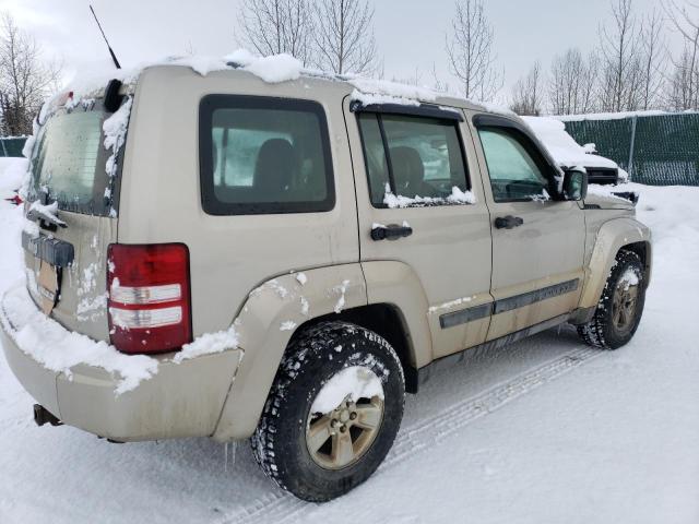 1J4PN2GK4BW520456 - 2011 JEEP LIBERTY SP BEIGE photo 3