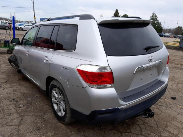 5TDBK3EH0CS168919 - 2012 TOYOTA HIGHLANDER BASE  photo 3