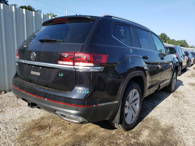 1V2ER2CA8MC517707 - 2021 VOLKSWAGEN ATLAS SEL BLACK photo 4